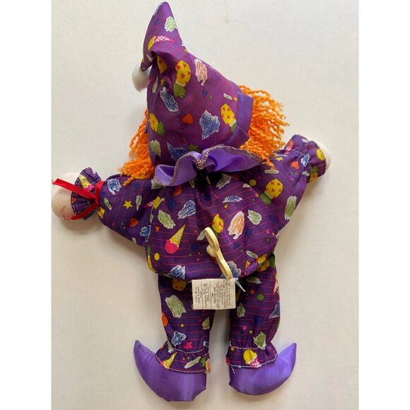 Clown Musical Doll with Moving Head Mechanism Creepy Cute Collectible Doll Works - Picture 4 of 4